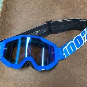 Brand new never worn 100% goggles